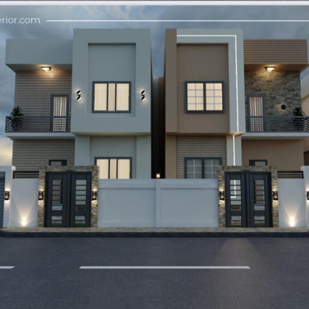 A low angle shot of a modern building with glass windows